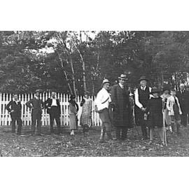 Gathering at Wheeler's Grave, Narrabeen