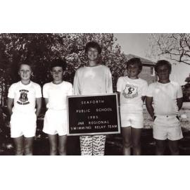 Seaforth Public School pupils, Regional Swimming Team, 1985