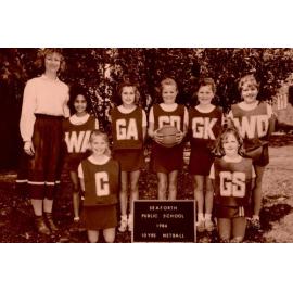 Seaforth Public School pupils, 10 Years Netball Team, 1986