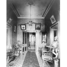 Interior of Fairlight House, hall