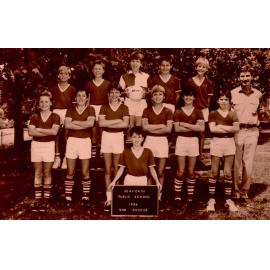 Seaforth Public School pupils, Senior Soccer Team, 1986