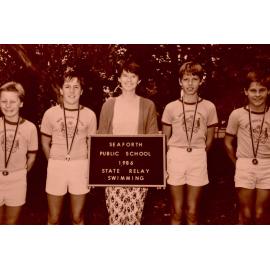 Seaforth Public School pupils, State Relay Swimming Team,1986