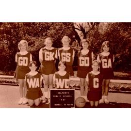 Seaforth Public School pupils, 10 Years Netball Team, 1987