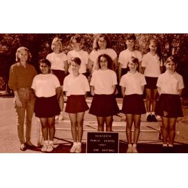 Seaforth Public School pupils, Senior Softball Team, 1987