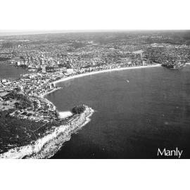 Aerial view of Manly, 1988