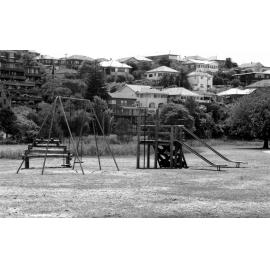 Playground equipment in Lagoon Park Reserve, Manly