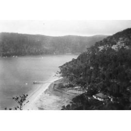 Mackerel Beach, looking south over Coasters Retreat, 1937