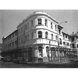 South-East corner of Hotel Pacific prior to demolition, 1976