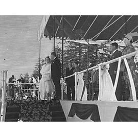 Queen Mother at Royal Surf Carnival, North Steyne, 1958