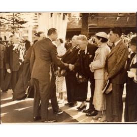 Council reception for the Duke of Gloucester, Manly 1934