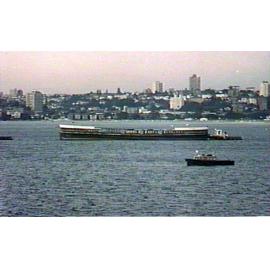 "Dee Why" prior to scuttling, 1976