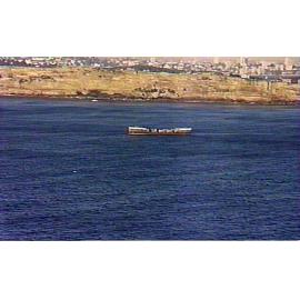 "Dee Why" prior to scuttling, 1976