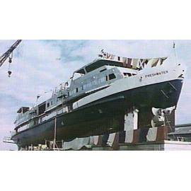 Launching of M. V. "Freshwater", 1982