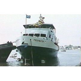 Launching of M. V. "Freshwater", 1982