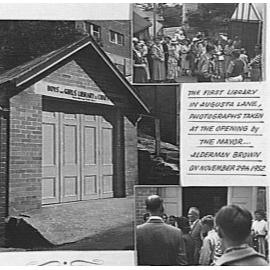 Opening of Boys and Girls Library and Craft Centre, Manly 1952