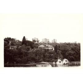 Spit Road Skyline from Quakers Hat Bay, 1970