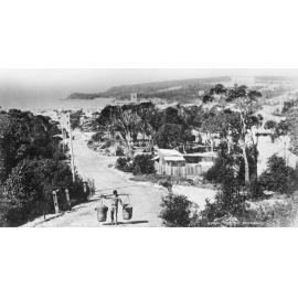 Easterly view down Sydney Road, Manly, c 1890s