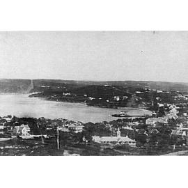 View over Manly Cove to Fairlight and Balgowlah, c 1895