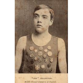 "Boy" Billington, Swimmer, c 1900