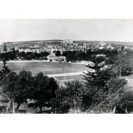 Aerial view of Manly Oval, c 1902