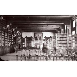 Original library at St Patrick's College, Manly, c 1905