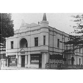 Victoria Hall, corner of The Corso and Darley Road, c 1905