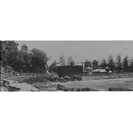 Southern end of Manly Beach, and surfclub