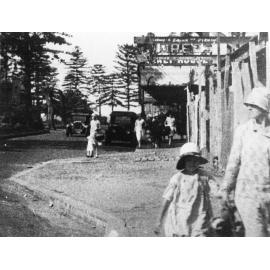 The Corso during building of St Matthew's Church