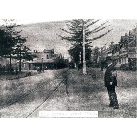 Corso near the corner of Belgrave Street looking northeast