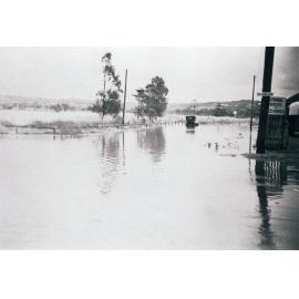 Balgowlah Road and Pittwater Road near Manly Bus Depot, in flood