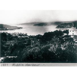 Middle Harbour with Peter Ellerys home in the foreground