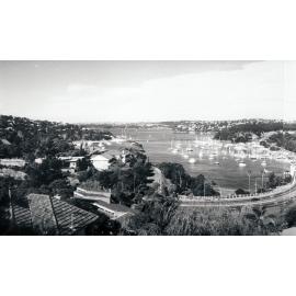 A view of The Spit and Manly Road taken from Seaforth