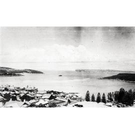 A view of North Harbour and Sydney Heads taken from Fairlight