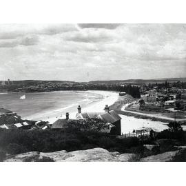 A view of Manly Beach and Manly taken from Queenscliff Road