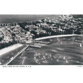 Aerial view of Manly and Manly Cove