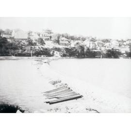 The Head of North Harbour during reclamation work, Balgowlah