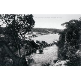 Old Sydney Road down to the Spit, Postcard