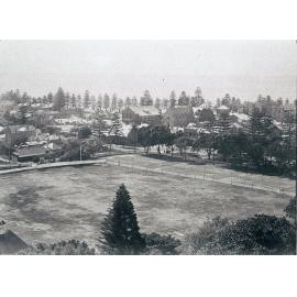 Manly Oval and district from Dalley's Castle, Manly