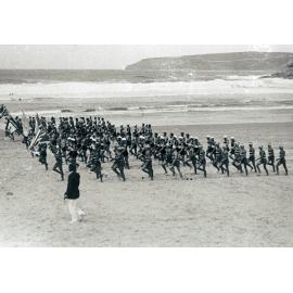 Surf Carnival on Freshwater Beach, Mens march past