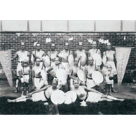 Members of Manly Life Saving Club in costume