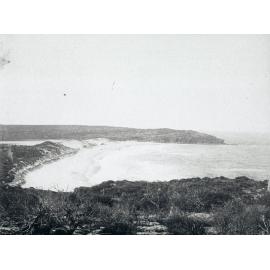 View looking north over Curl Curl Beach