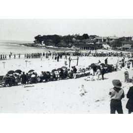 A surf carnival in progress, unidentified beach