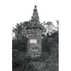 The stone kangaroo in Kangaroo Street