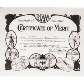 Certificate of Merit, New South Wales Department of Education