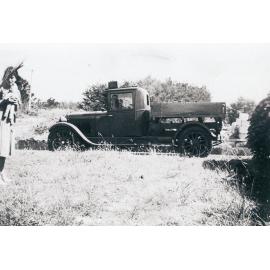 1938 Oldsmobile truck parked in Clontarf Street, Seaforth