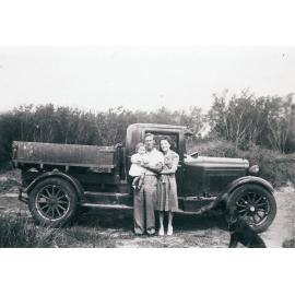 Jack and Wynne Harwood with daughter Lorraine, Seaforth