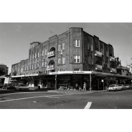 Building on the corner of Darley Road and the Corso, Manly