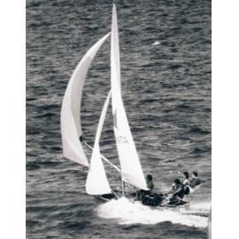 Manly 16ft Skiff "Manta" on Sydney Harbour