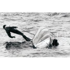 Manly 16ft Skiff "Tashina" capsized