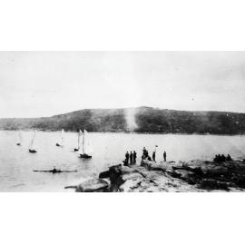 The start of a Manly Sailing Club race, c 1928
